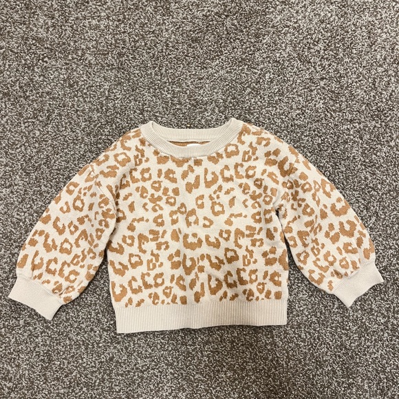 Gap Leopard Print Kids Sweater - Picture 1 of 1